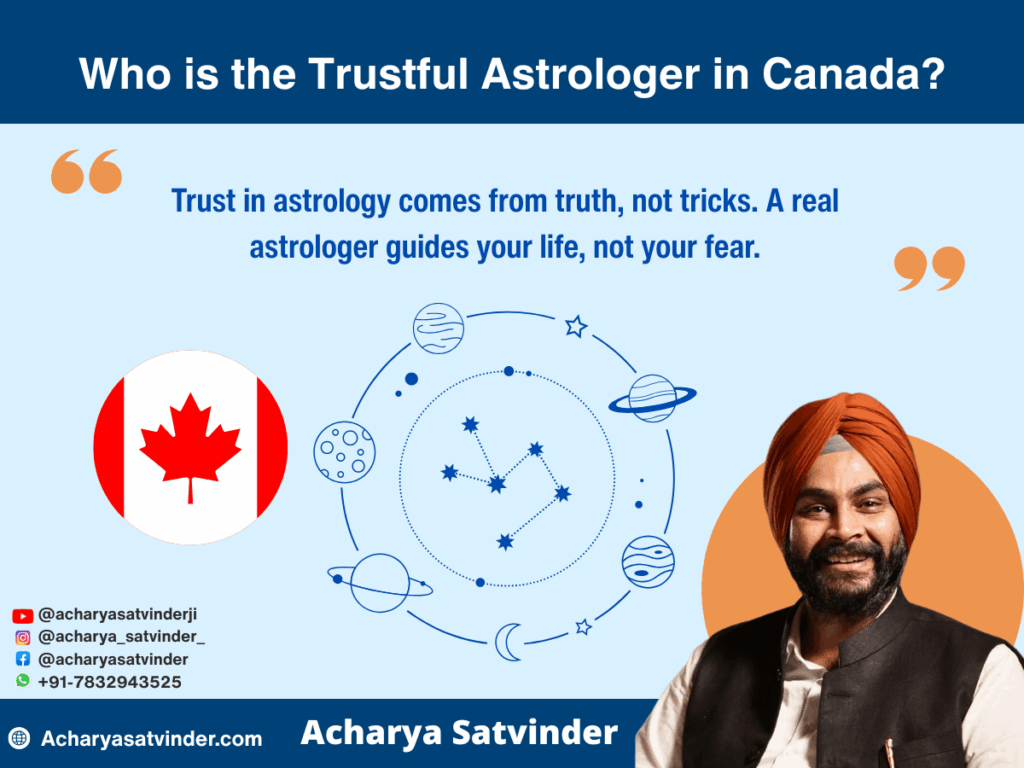 Who is the Trustful Astrologer in Canada? Meet Acharya Satvinder Singh Ji