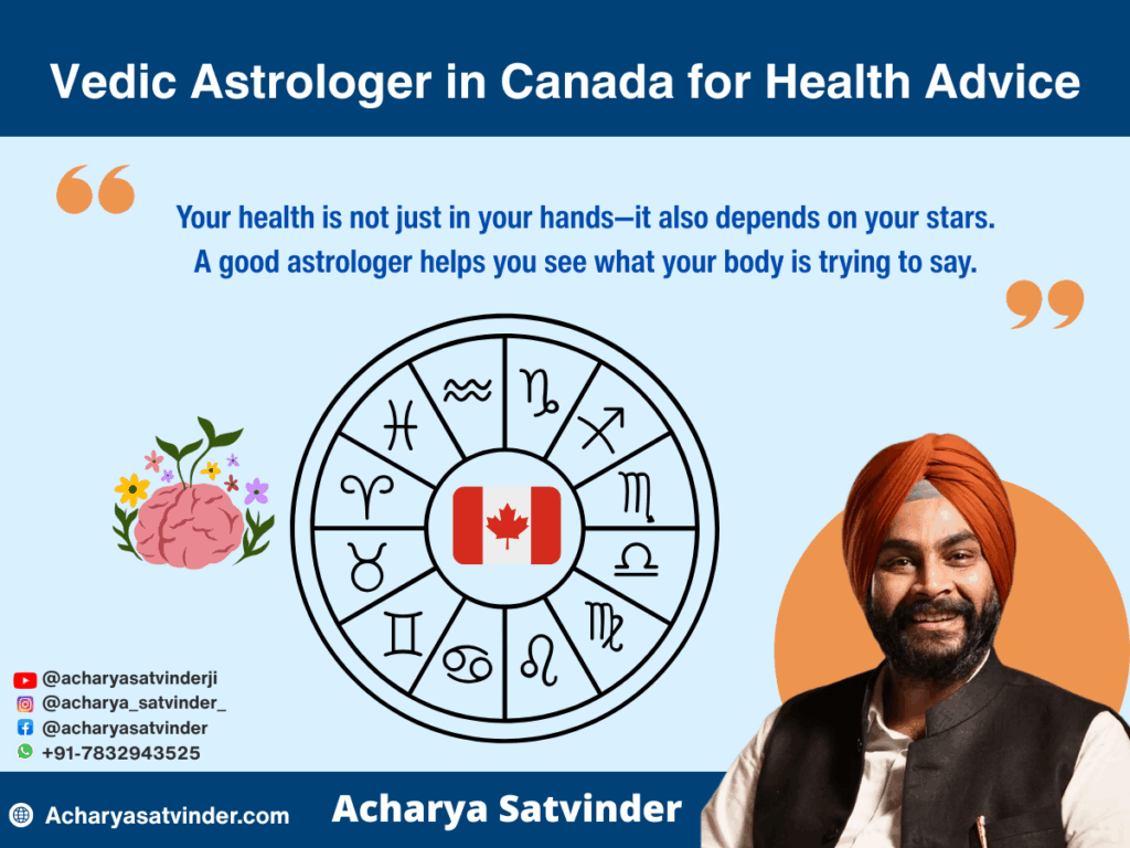 Understanding the Role of a Vedic Astrologer in Canada for Health Advice