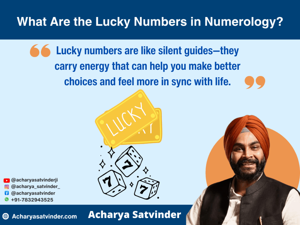 What Are Lucky Numbers in Numerology?