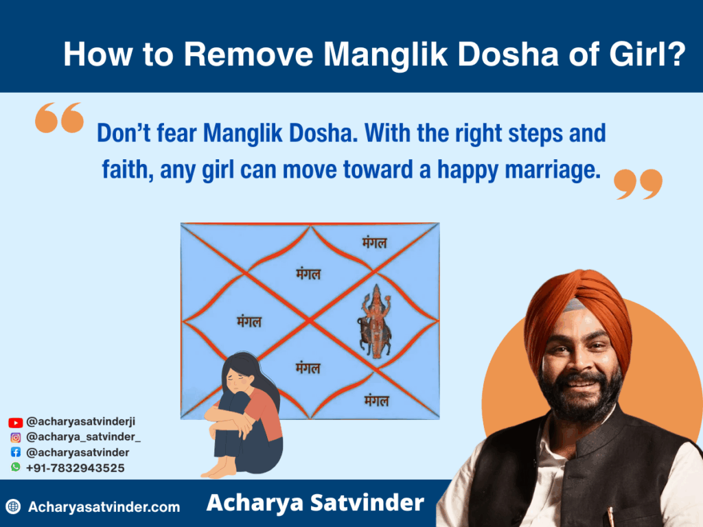 How to Remove Manglik Dosha of Girl?