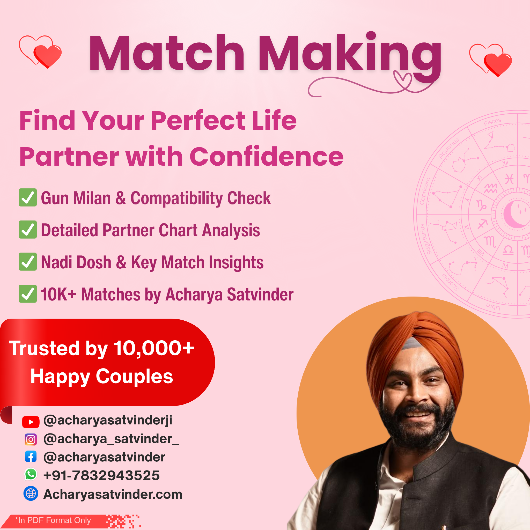 Best Match Making service online by Acharya Satvinder