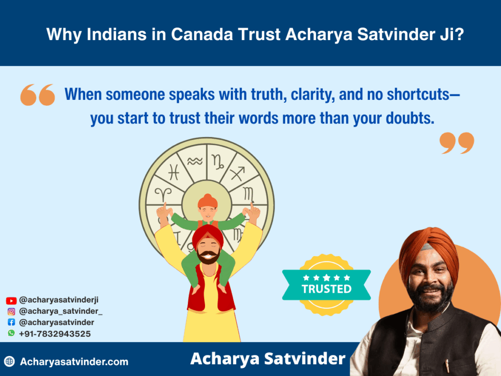 Why Indians in Canada Trust Acharya Satvinder Ji
