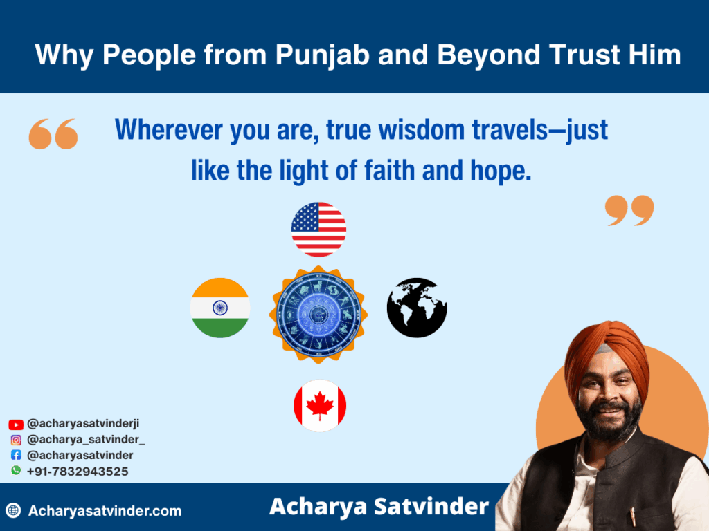 Why People from India, Canada, USA and Beyond Trust Him as best astrologer