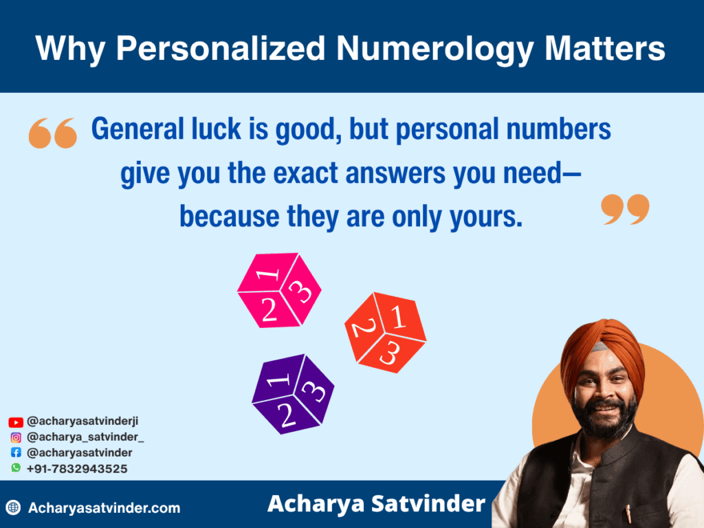 Why Personalized Numerology Matters