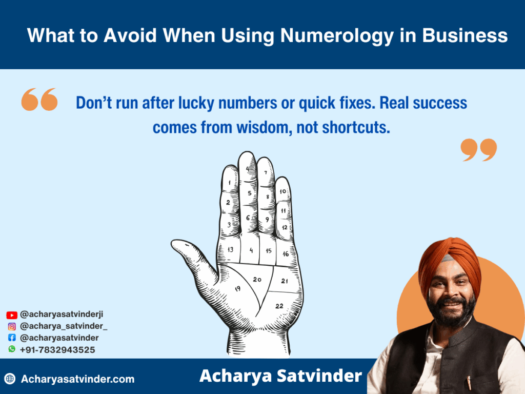 Mistakes to Avoid in Business Numerology