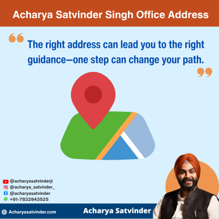 Acharya Satvinder Singh Office Address: How to Reach Your Trusted Spiritual Guide