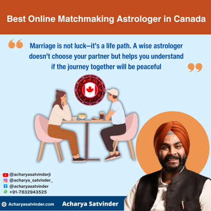 Read more about the article Best Online Matchmaking Astrologer in Canada – Meet Acharya Satvinder Ji