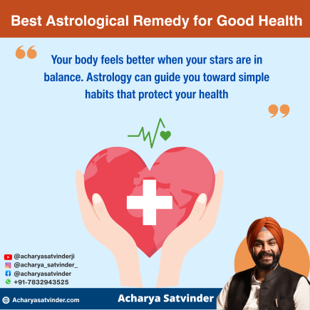 Best Astrological Remedy for Good Health: Simple, Natural, and Effective Tips