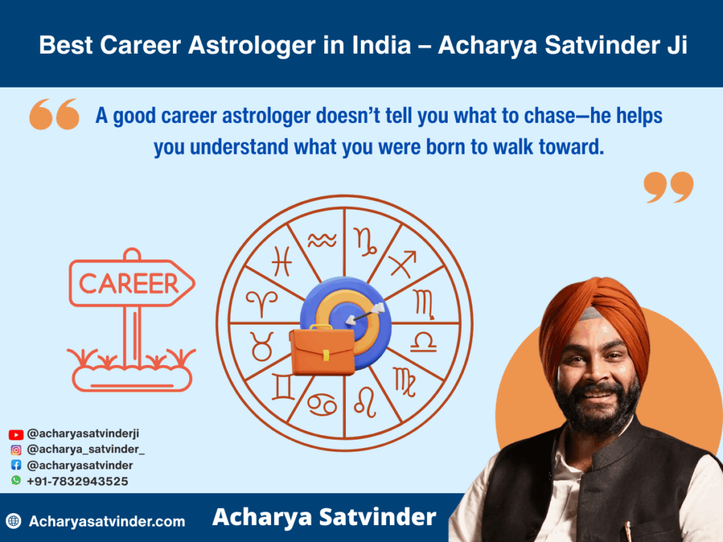 Best Career Astrologer in India – Meet Acharya Satvinder Ji