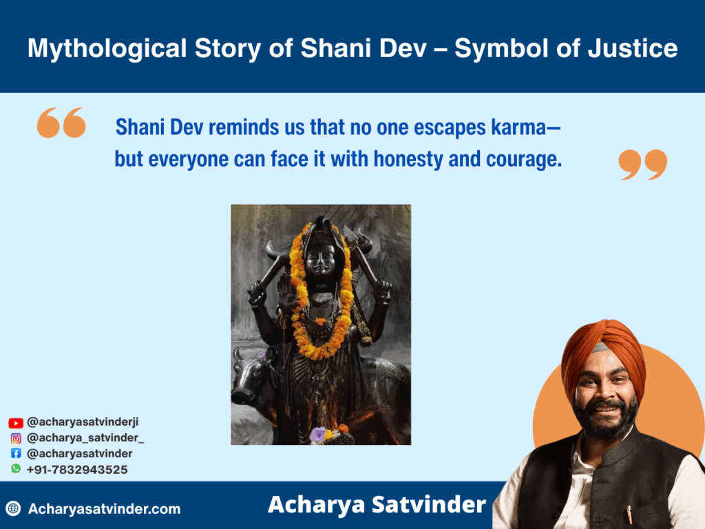 Mythological Story of Shani Dev – Symbol of Justice