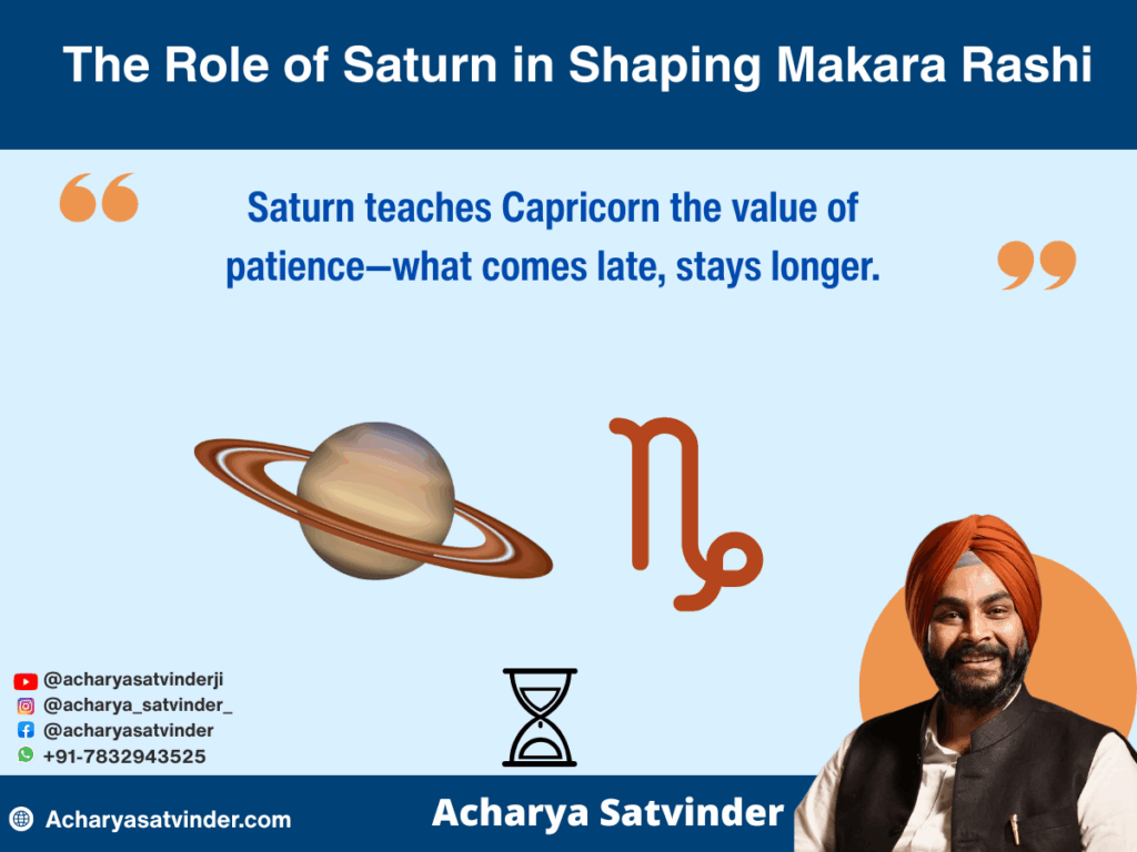 Makara Rashi characteristics and Role of Saturn