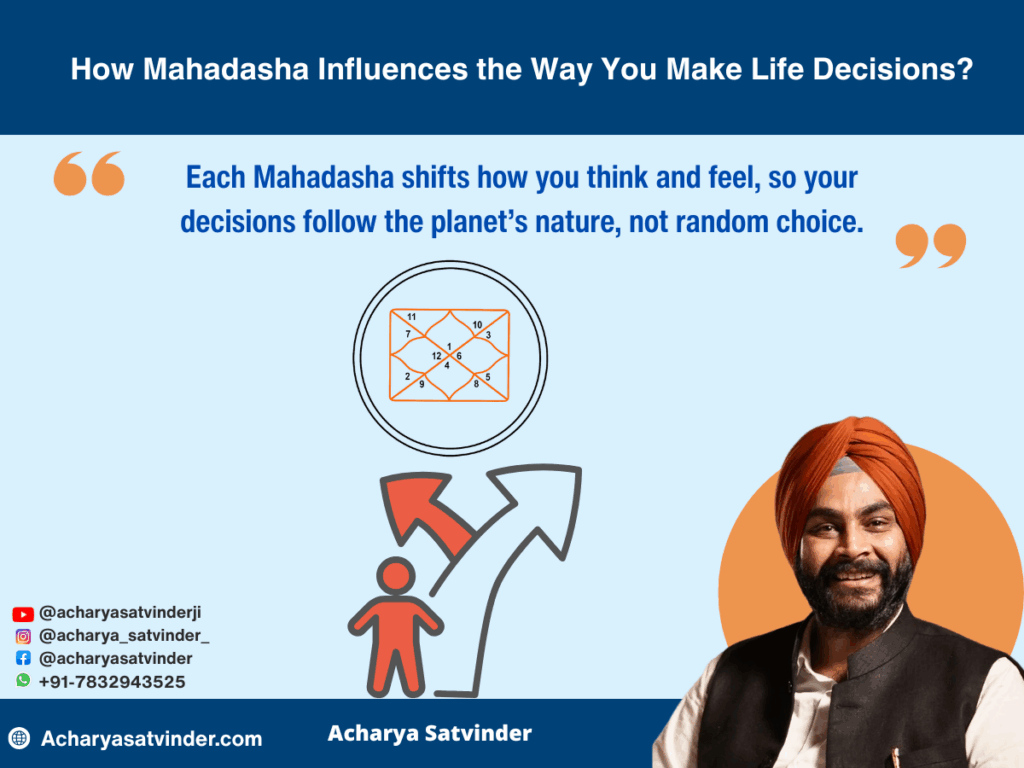 How Mahadasha Influences the Way You Make Life Decisions