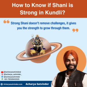 Read more about the article How to Know if Shani is Strong in Kundli– A Beginner’s Insight