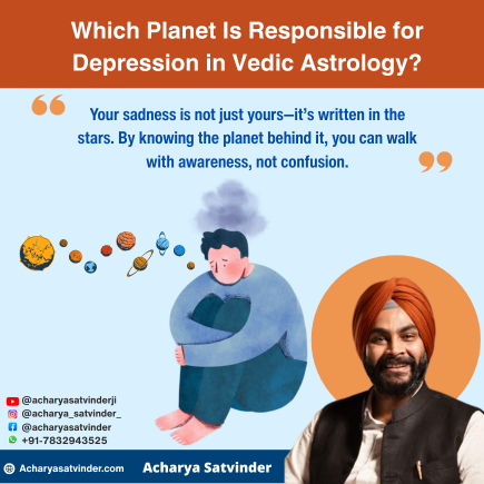 Read more about the article Which Planet Is Responsible for Depression in Vedic Astrology?