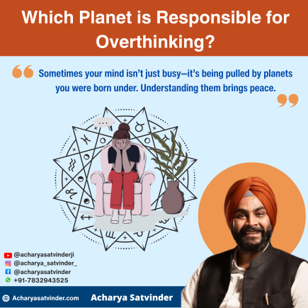 Read more about the article Which Planet is Responsible for Overthinking? A Deep Look Through Vedic Astrology