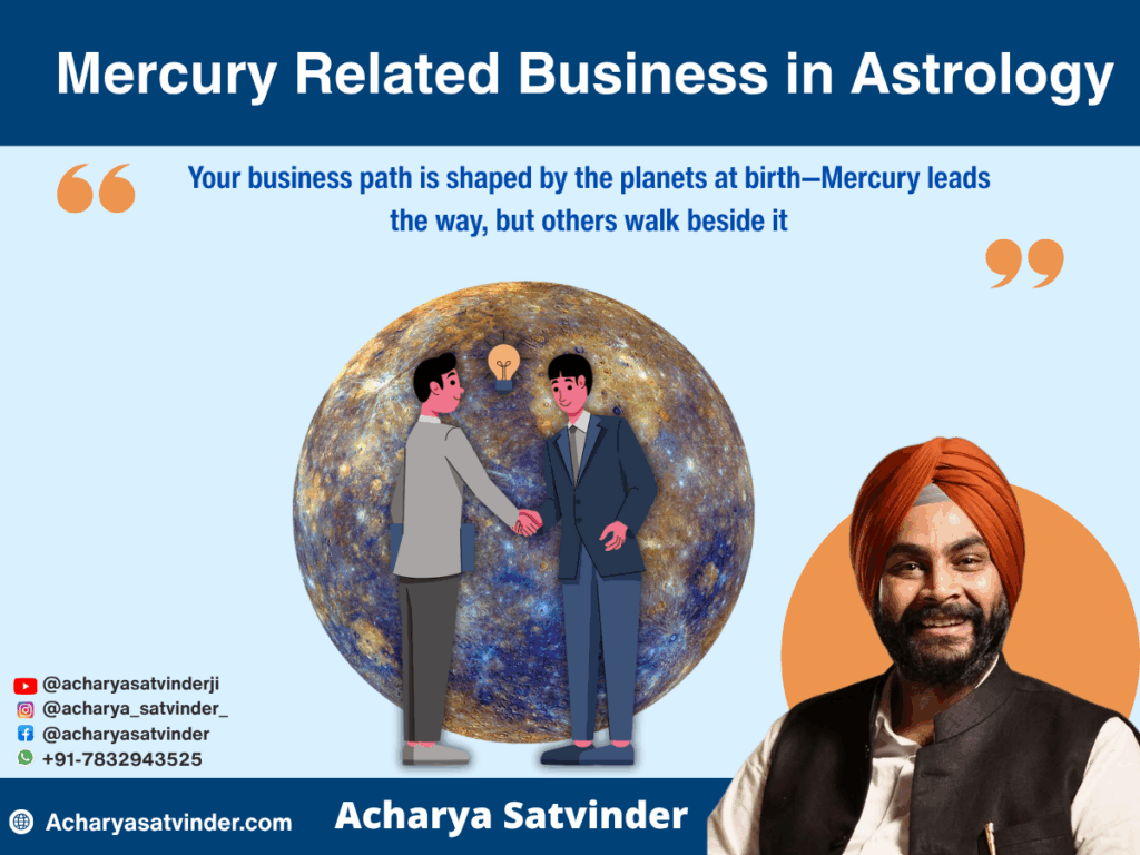 Mercury Related Business in Astrology: What Does it Represent in Vedic Astrology?