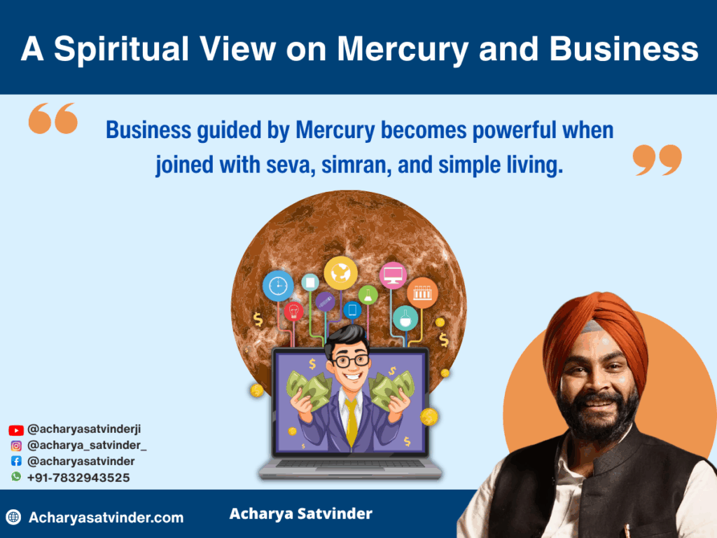 A Spiritual View on Mercury and Business