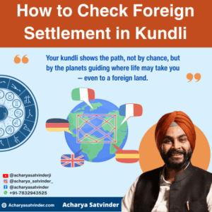 Read more about the article How to Check Foreign Settlement in Kundli? Discover the Most Powerful Signs in Your Chart