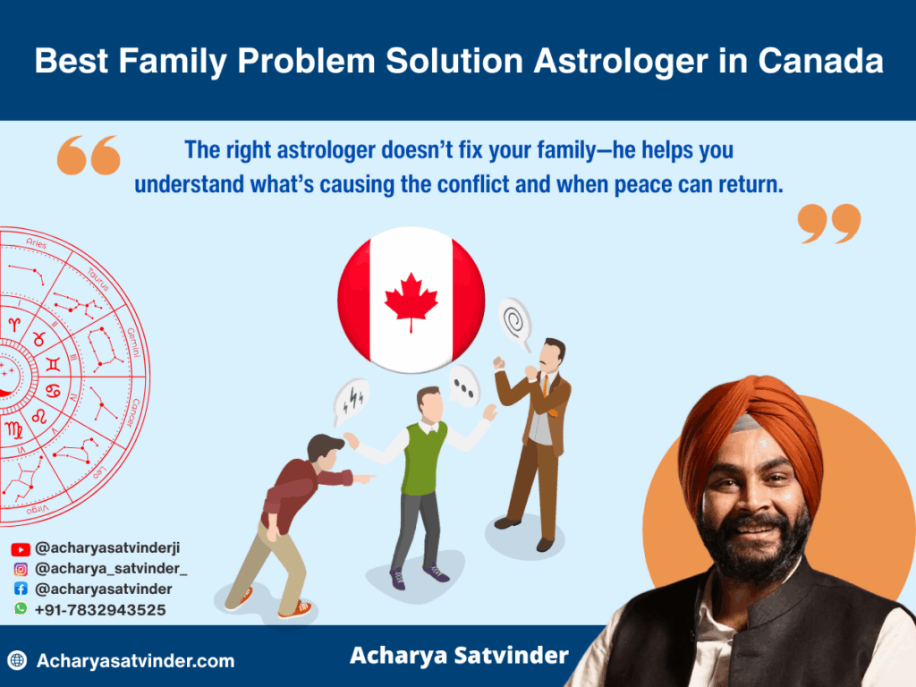 Best Family Problem Solution Astrologer in Canada: Resolve Conflicts with Planetary Clarity