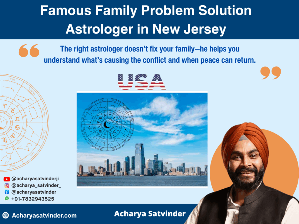 Famous Family Problem Solution Astrologer in New Jersey: Meet Acharya Satvinder Ji