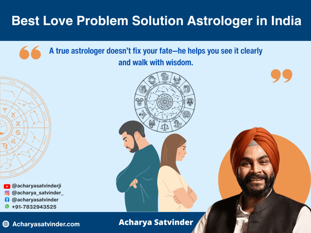 Best Love Problem Solution Astrologer in India: meet Acharya Satvinder Ji