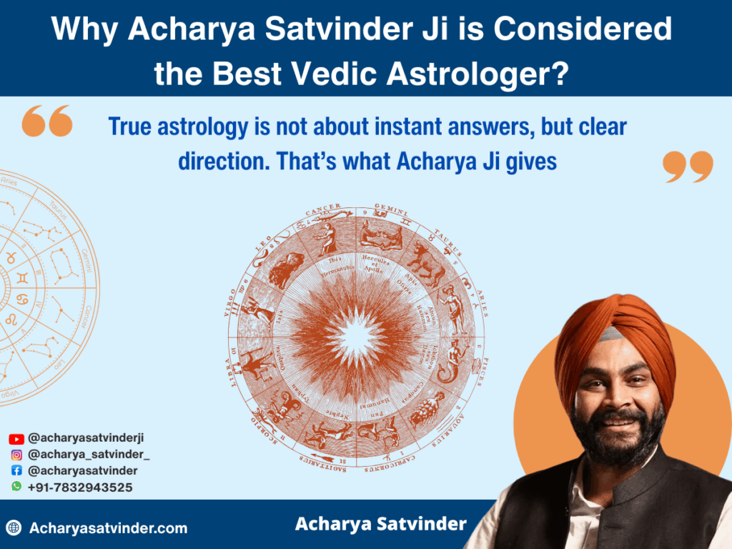 Why Acharya Satvinder Ji is Considered the Best Vedic Astrologer?