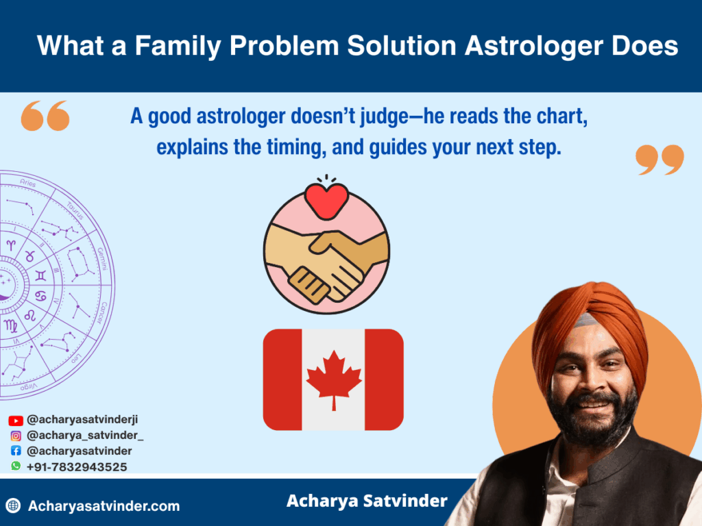 What a Family Problem Solution Astrologer Does?