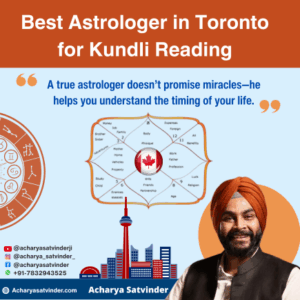 Read more about the article Best Astrologer in Toronto for Kundli Reading – Acharya Satvinder Ji’s Vedic Guidance