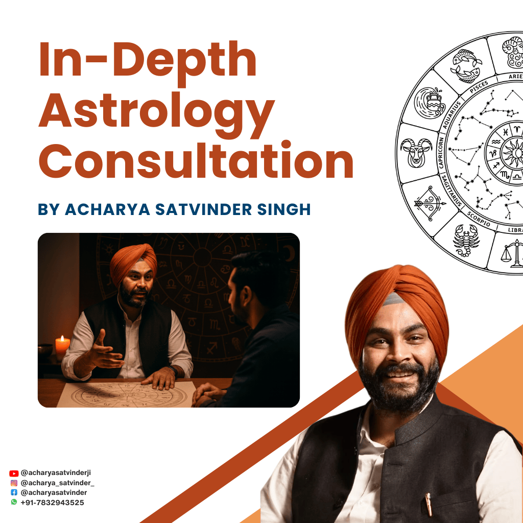 In-Depth Astrology Consultation by Acharya Satvinder Ji