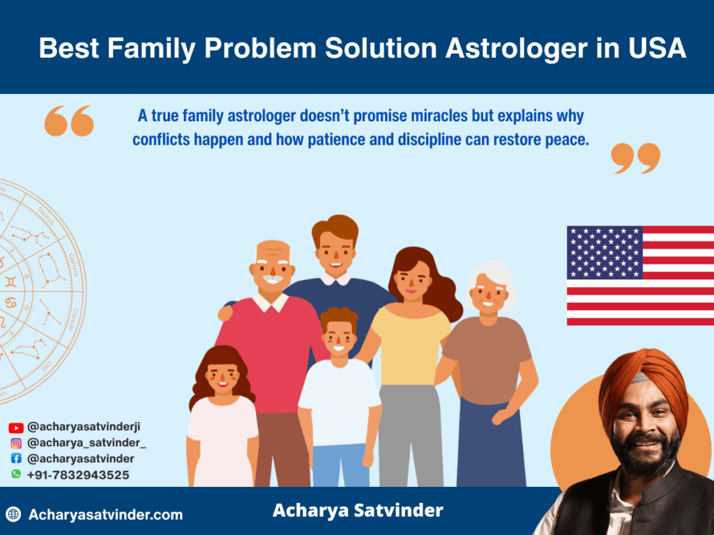 Best Family Problem Solution Astrologer in USA – Meet Acharya Satvinder Ji