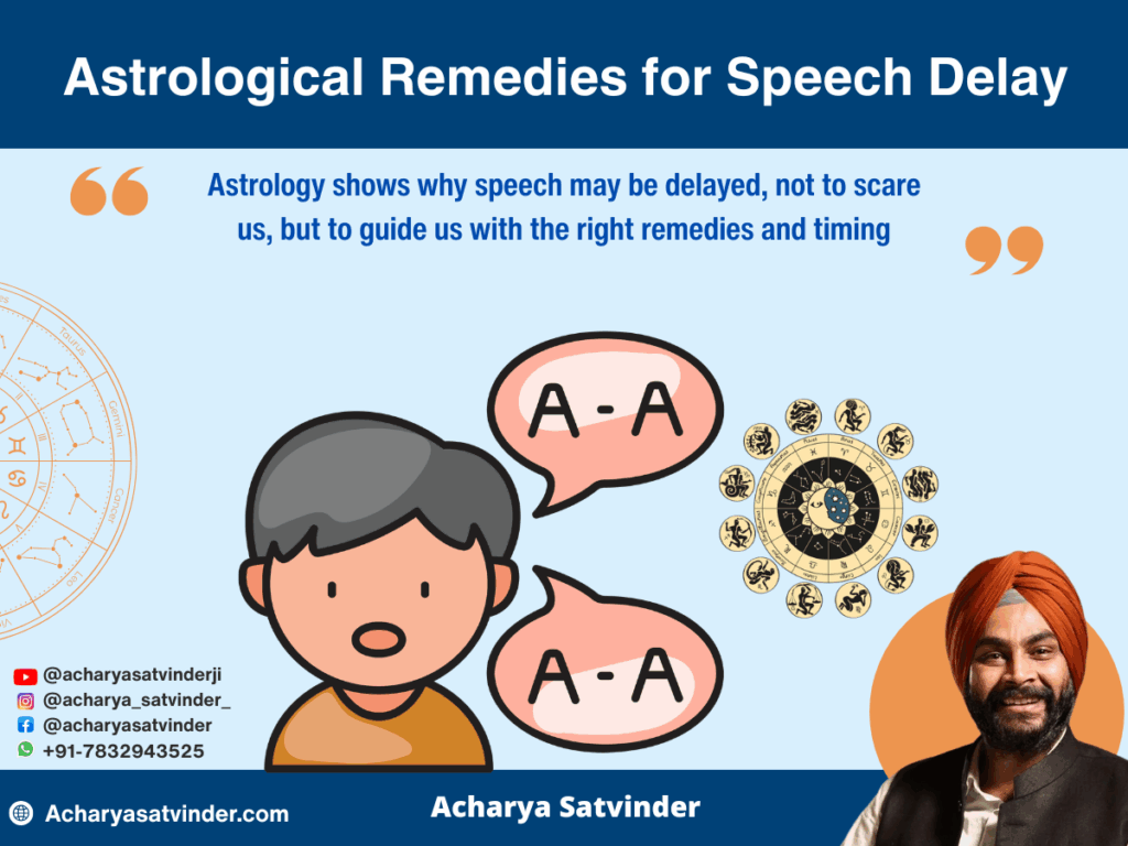 Astrological Remedies for Speech Delay: Understanding Planetary Causes and Practical Spiritual Solutions