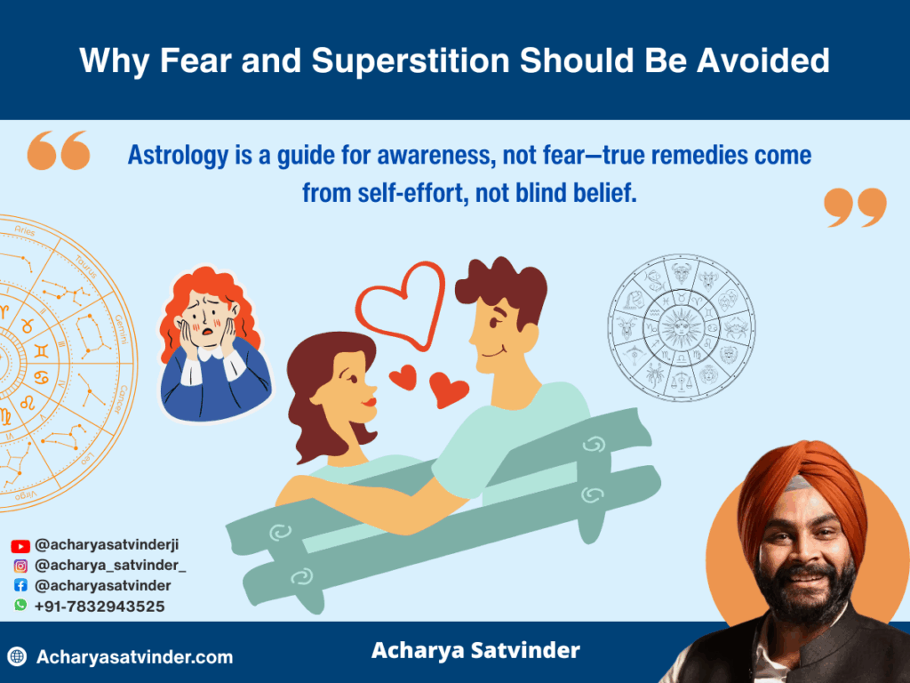 Why Fear and Superstition Should Be Avoided