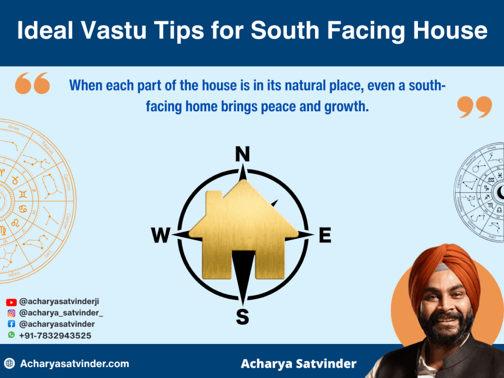 Ideal Vastu Tips for South Facing House