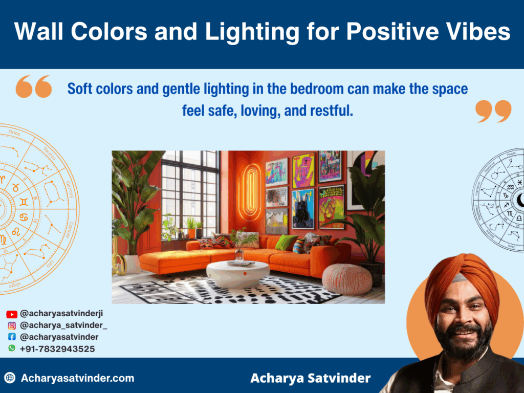 Wall Colors and Lighting for Positive Vibes