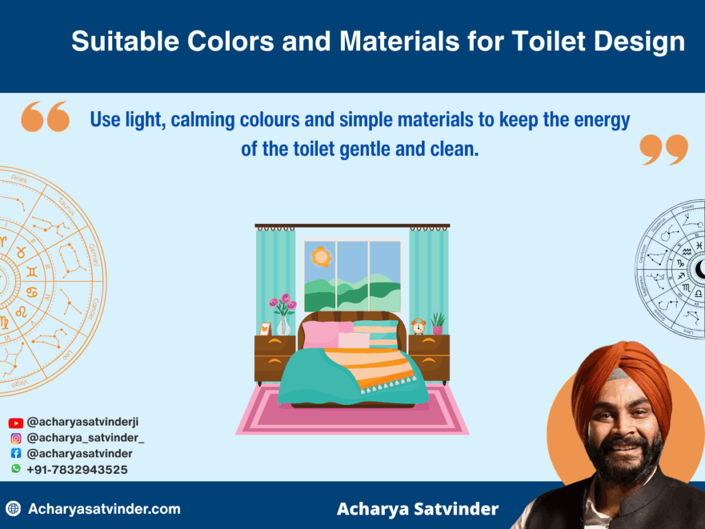 Suitable Colors and Materials for Toilet Design