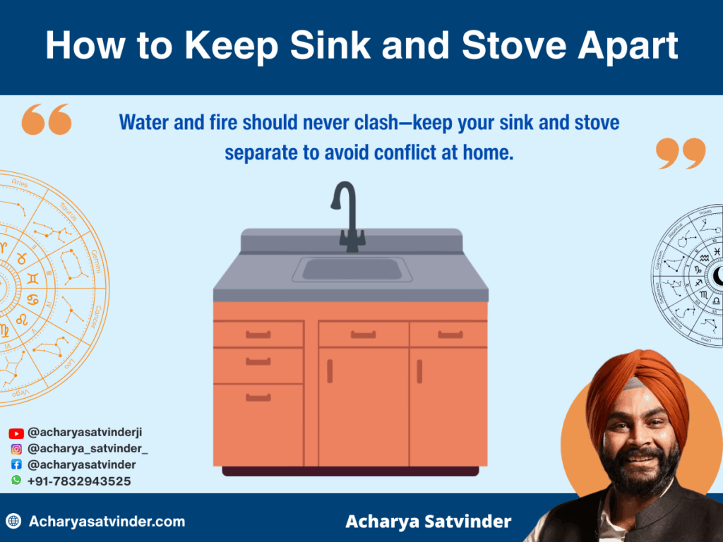 How to Keep Sink and Stove Apart