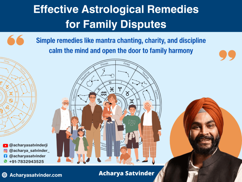 Effective Astrological Remedies for Family Disputes