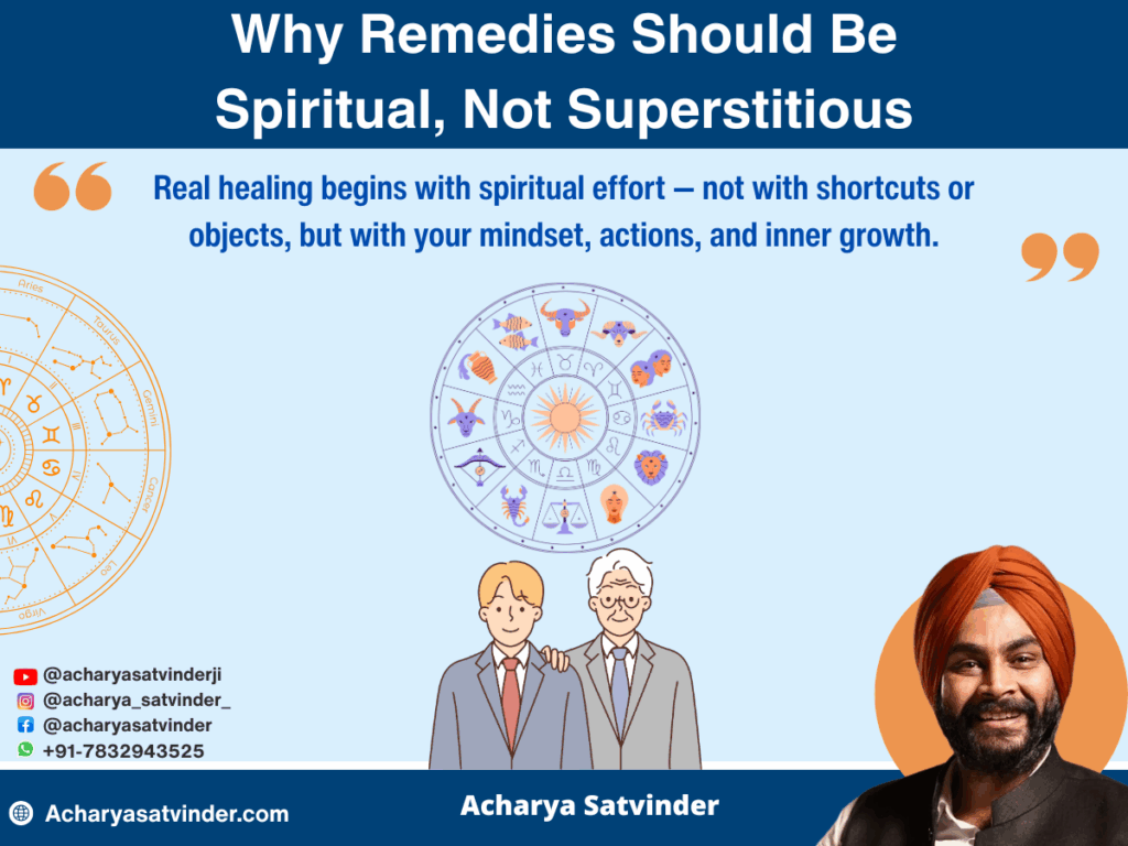 Why Remedies Should Be Spiritual, Not Superstitious
