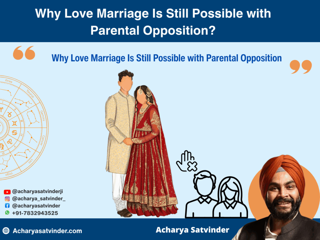 Why Love Marriage Is Still Possible with Parental Opposition?
