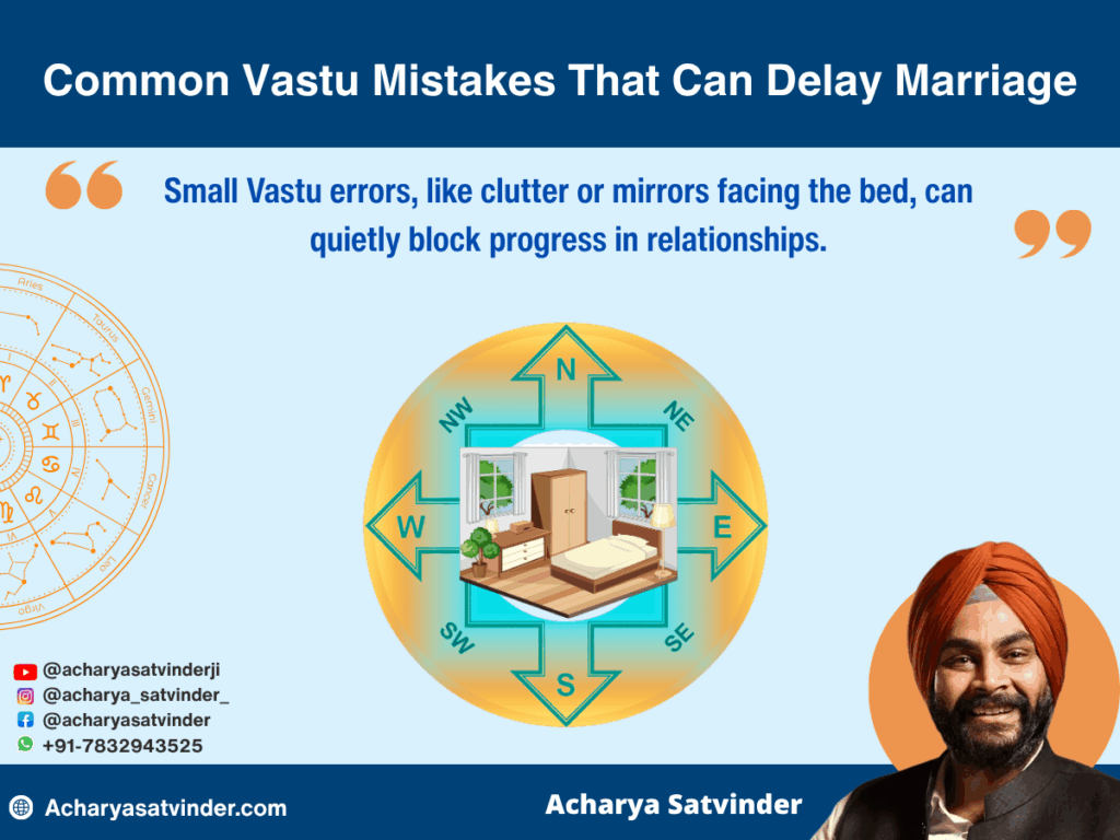 Common Vastu Mistakes That Can Delay Marriage