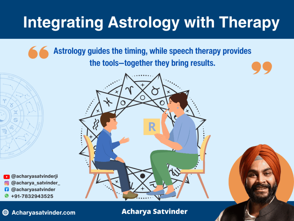 Integrating Astrology with speech Therapy