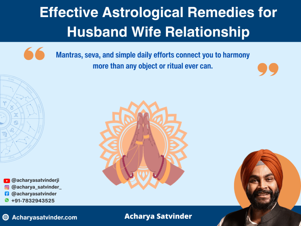 Effective Astrological Remedies for Husband Wife Relationship