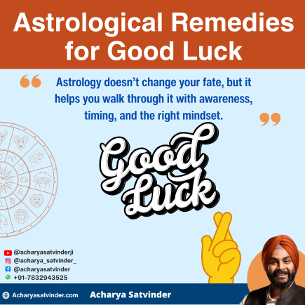 Read more about the article Astrological Remedies for Good Luck –Unlock Fortune Through Vedic Wisdom