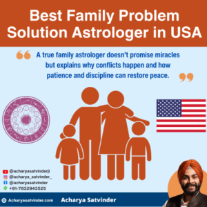 Read more about the article Best Family Problem Solution Astrologer in USA – Acharya Satvinder Ji