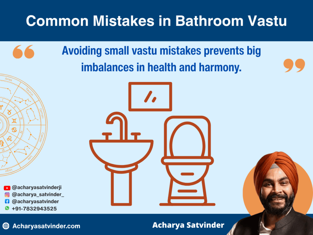 Common Mistakes in Bathroom Vastu