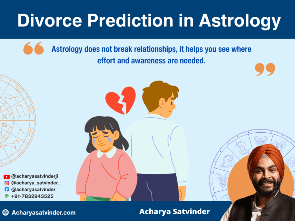 Divorce Prediction in Astrology – A Wise Way to Understand Relationship Challenge