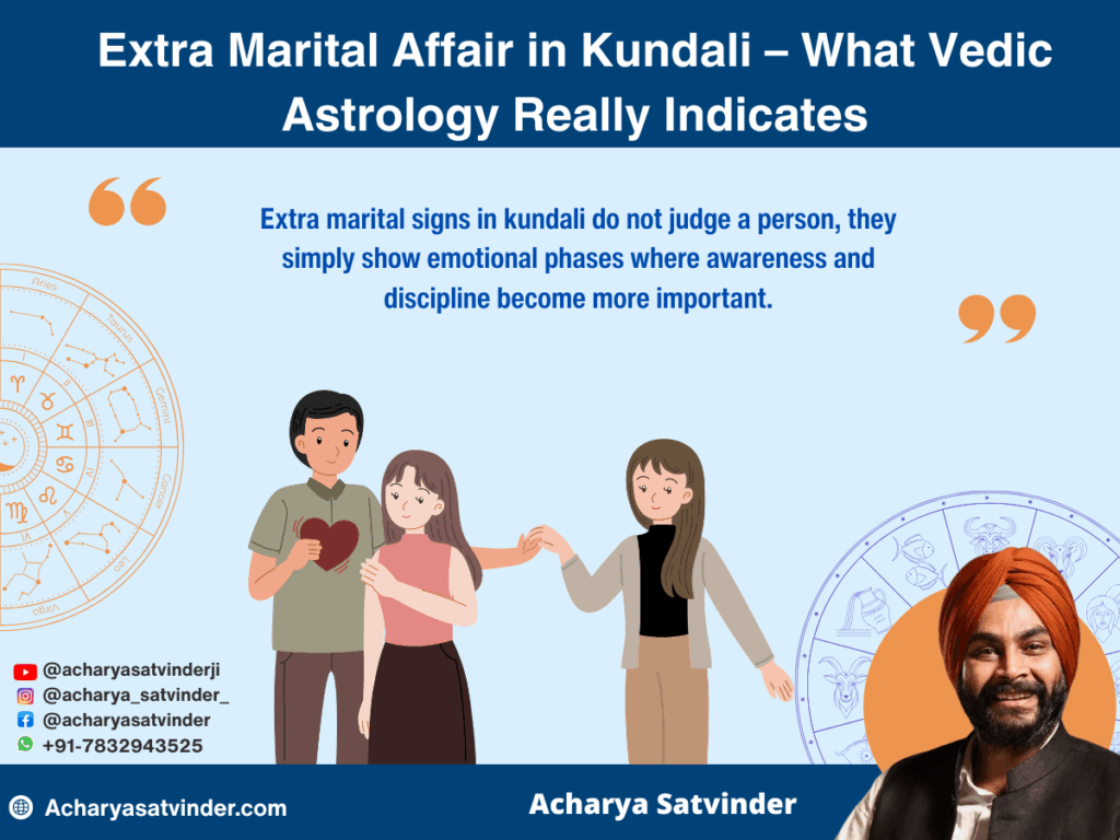 Extra Marital Affair in Kundali: Explained by Acharya Satvinder