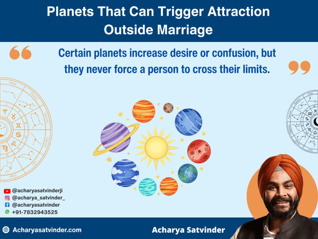 Planets That Can Trigger Attraction Outside Marriage