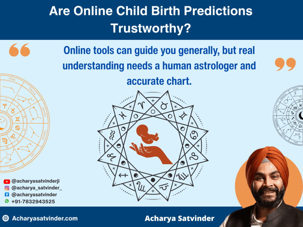 Are Online Child Birth Predictions Trustworthy?