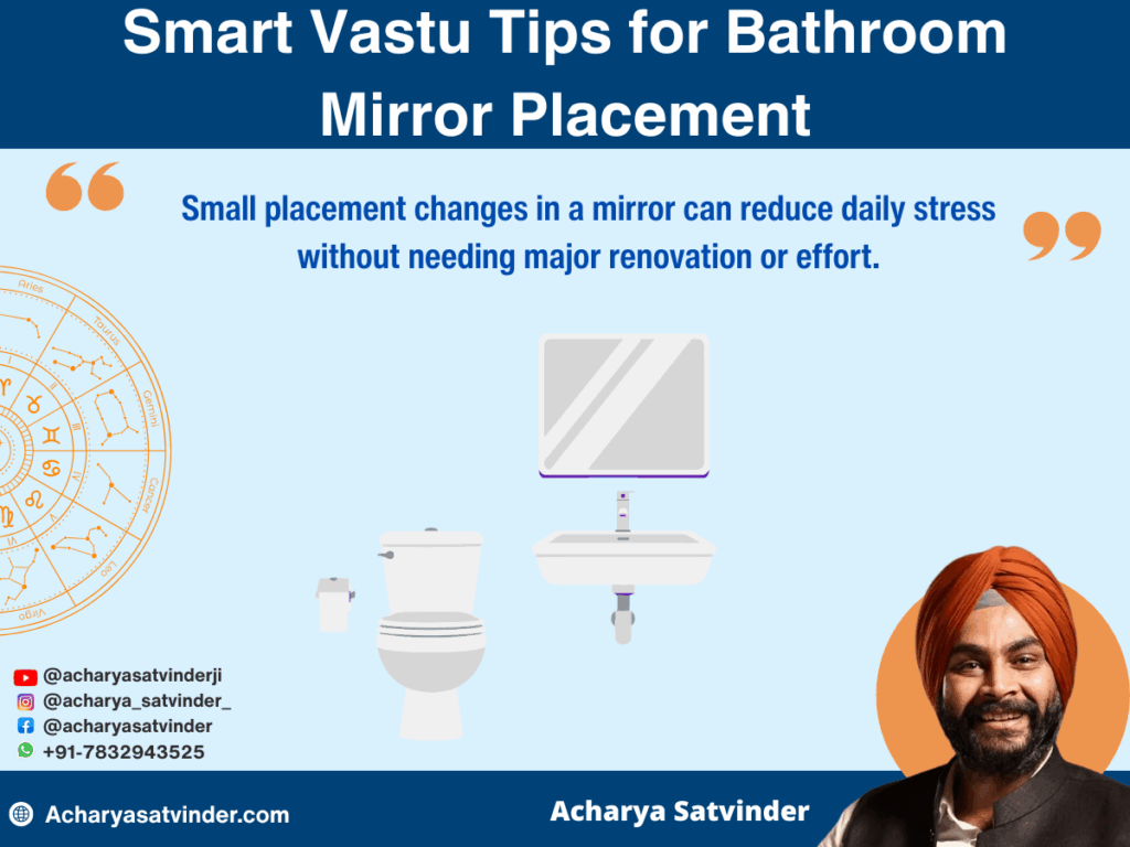 Smart Vastu Tips for Bathroom Mirror Placement